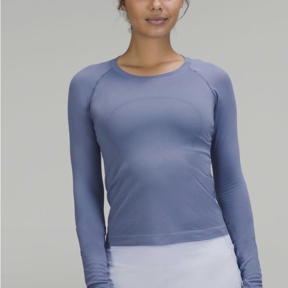 Lululemon Swiftly Tech Long Sleeve Shirt 2.0 Race Length - Water Drop size 2